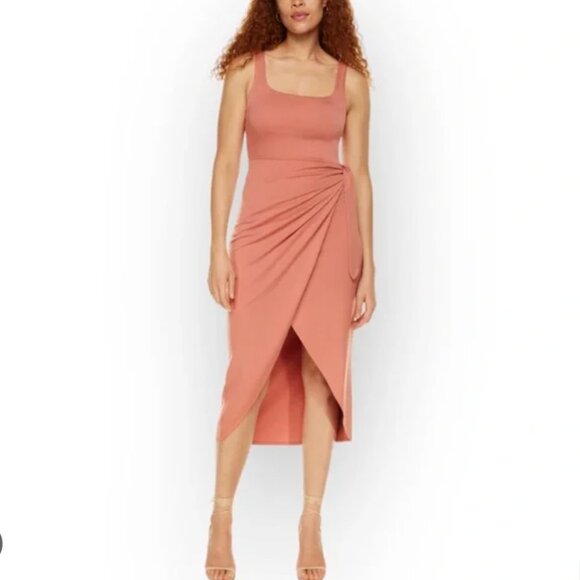 Wilfred by Aritzia Saturn Wrap Midi Dress xs - Picture 1 of 8